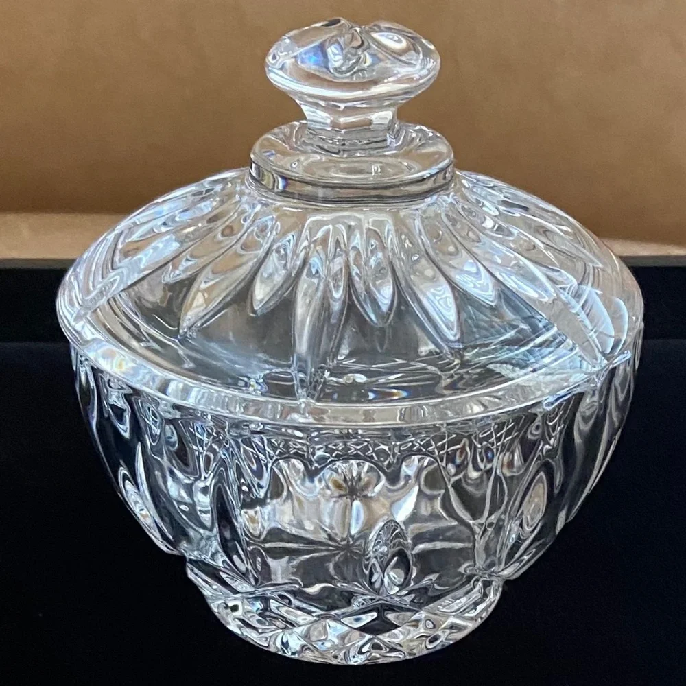 Gorham Crystal King Edward Sugar Bowl With Lid Vintage/Retired - Picture 1 of 4